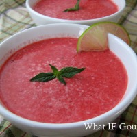 Chilled Raspberry-Chile Champagne Soup